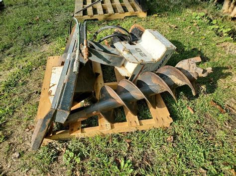 bobcat skid steer auger for sale|bobcat skid steer auger attachment.